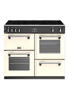 Stoves Richmond S1000DF 100cm Wide Dual Fuel Range Cooker with Optional Connection - Cream