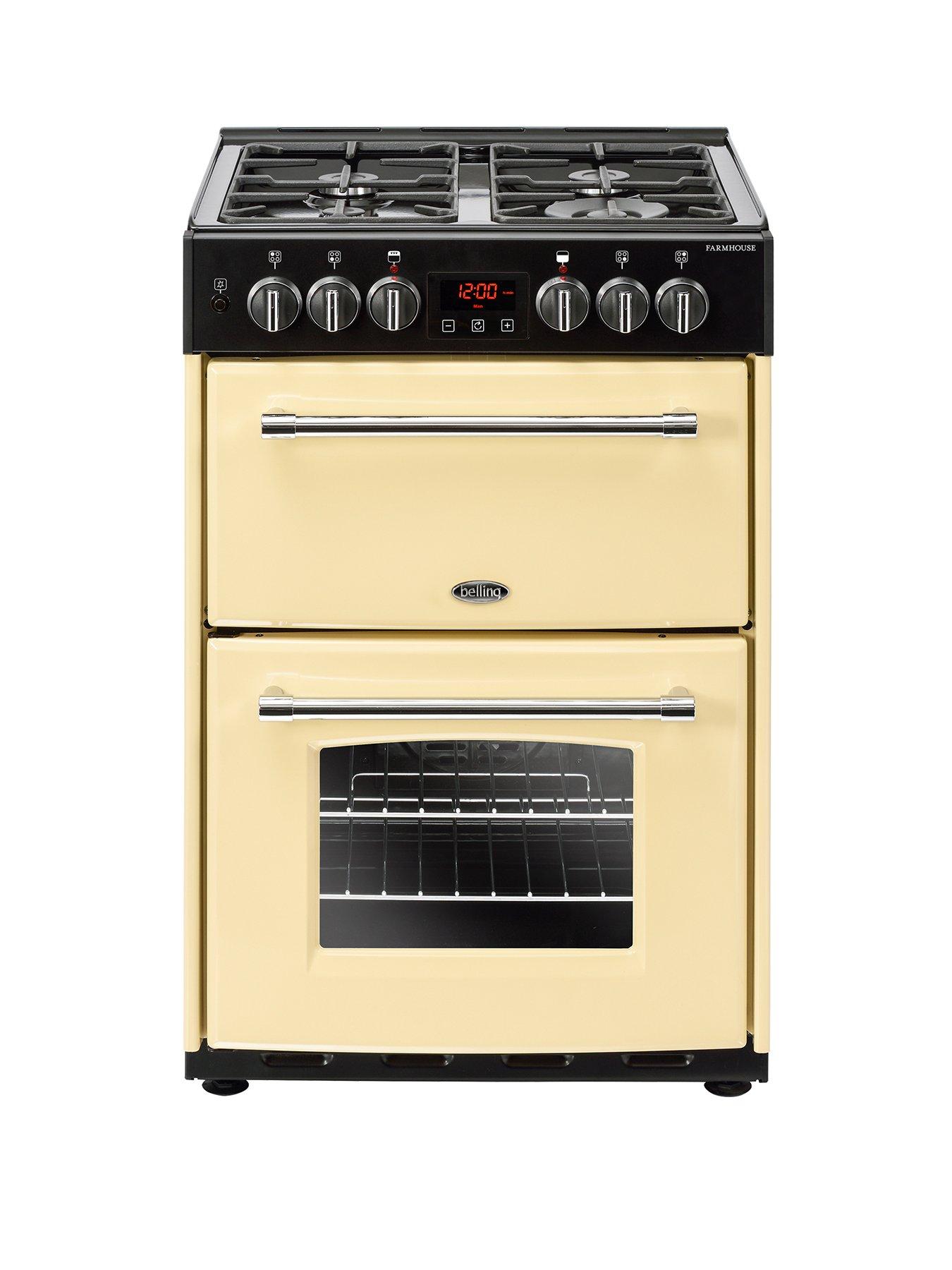 Belling 60Df Farmhouse 60Cm Wide Dual Fuel Cooker  – Cooker Only