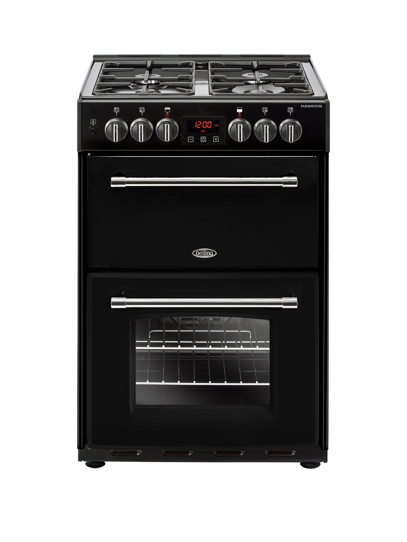Belling 60Df Farmhouse 60Cm Wide Dual Fuel Cooker  – Cooker With Connection