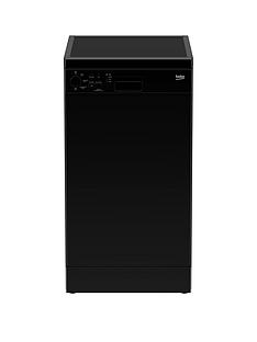 Beko DFS04010B 10-Place Freestanding Slimline Dishwasher - Black