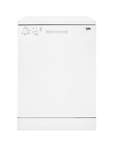 Beko DFN05310W 13-Place Freestanding Fullsize Dishwasher - White