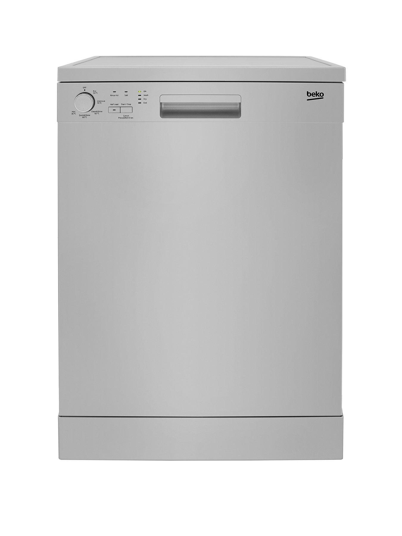 Beko Dfn05310S 13-Place Freestanding Fullsize Dishwasher – Silver