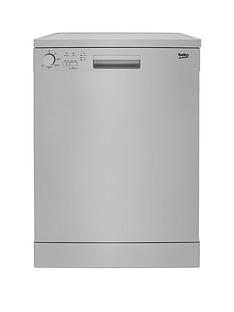 Beko DFN05310S 13-Place Freestanding Fullsize Dishwasher - Silver