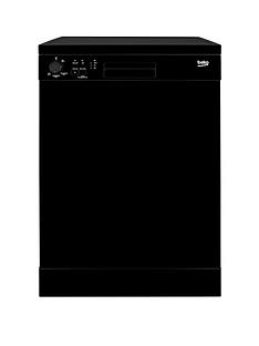 Beko DFN05310B 13-Place Freestanding Fullsize Dishwasher - Black