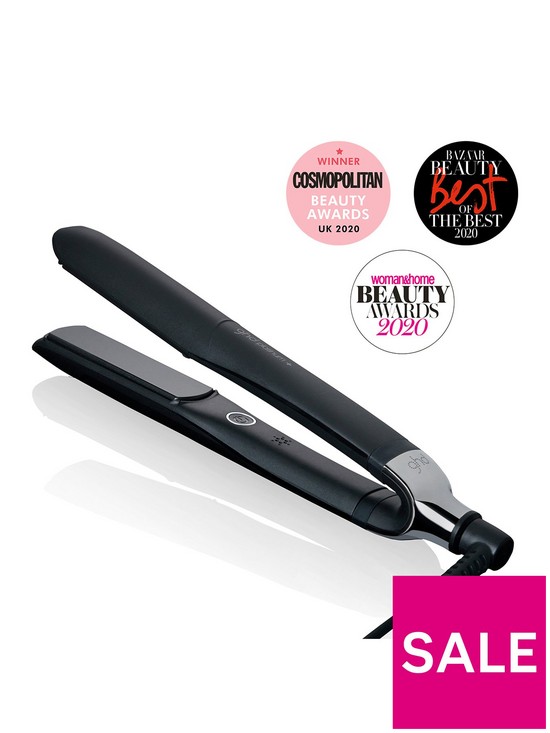 front image of ghd-platinum-hair-straightener-blacknbsp--it-predicts-your-hairs-needs-and-constantly-adapts-the-styling-temperature