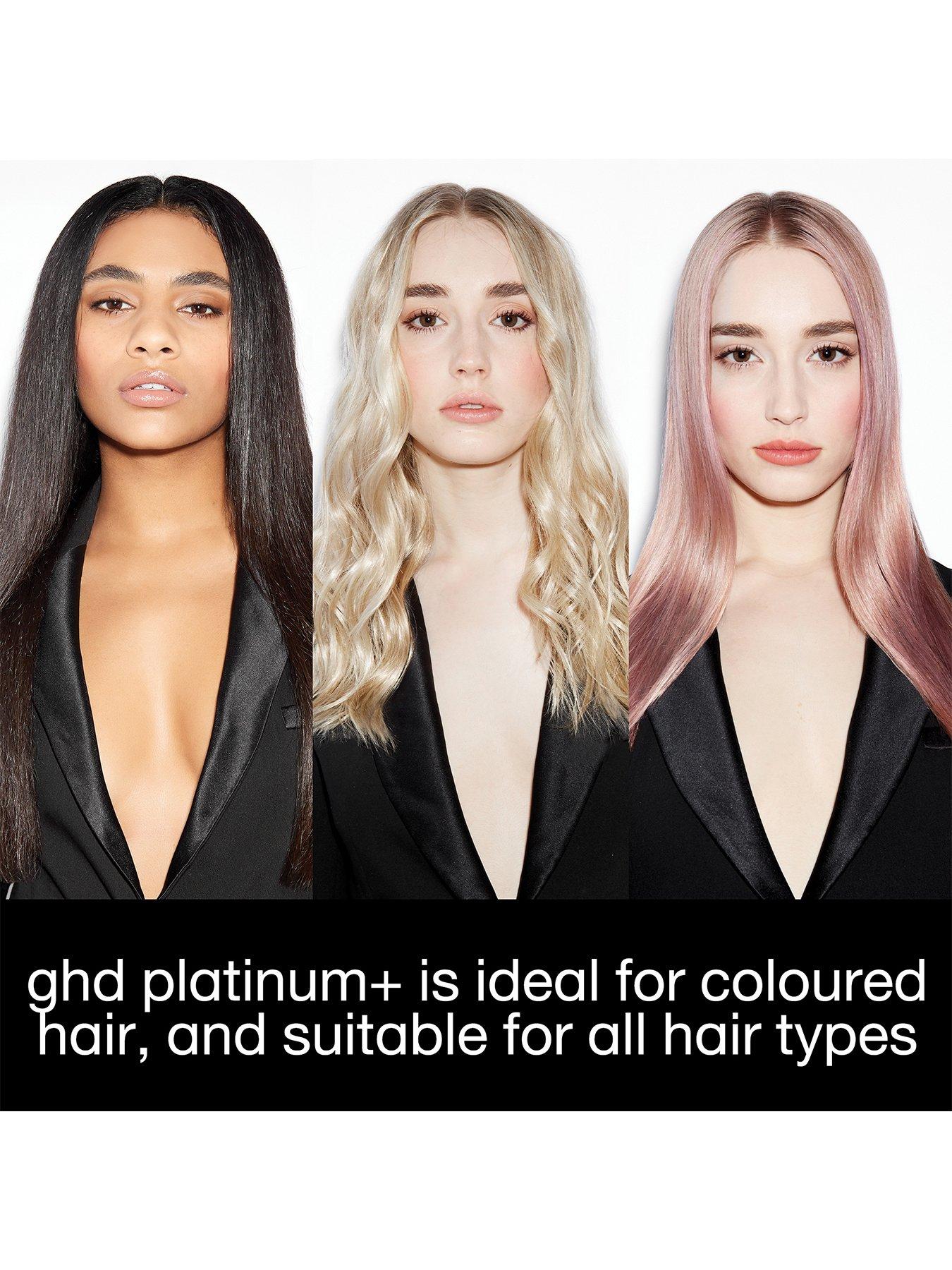 Image 6 of 8 of ghd Platinum+ Black Straightener