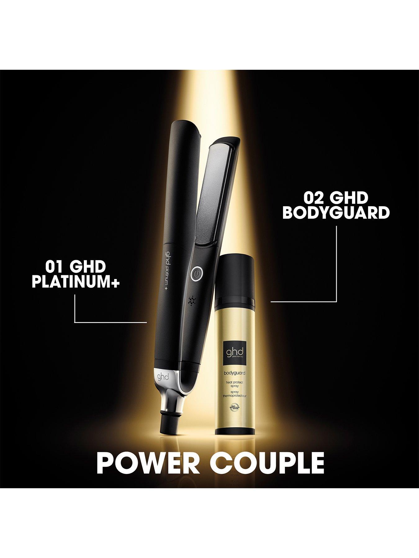 Image 7 of 8 of ghd Platinum+ Black Straightener