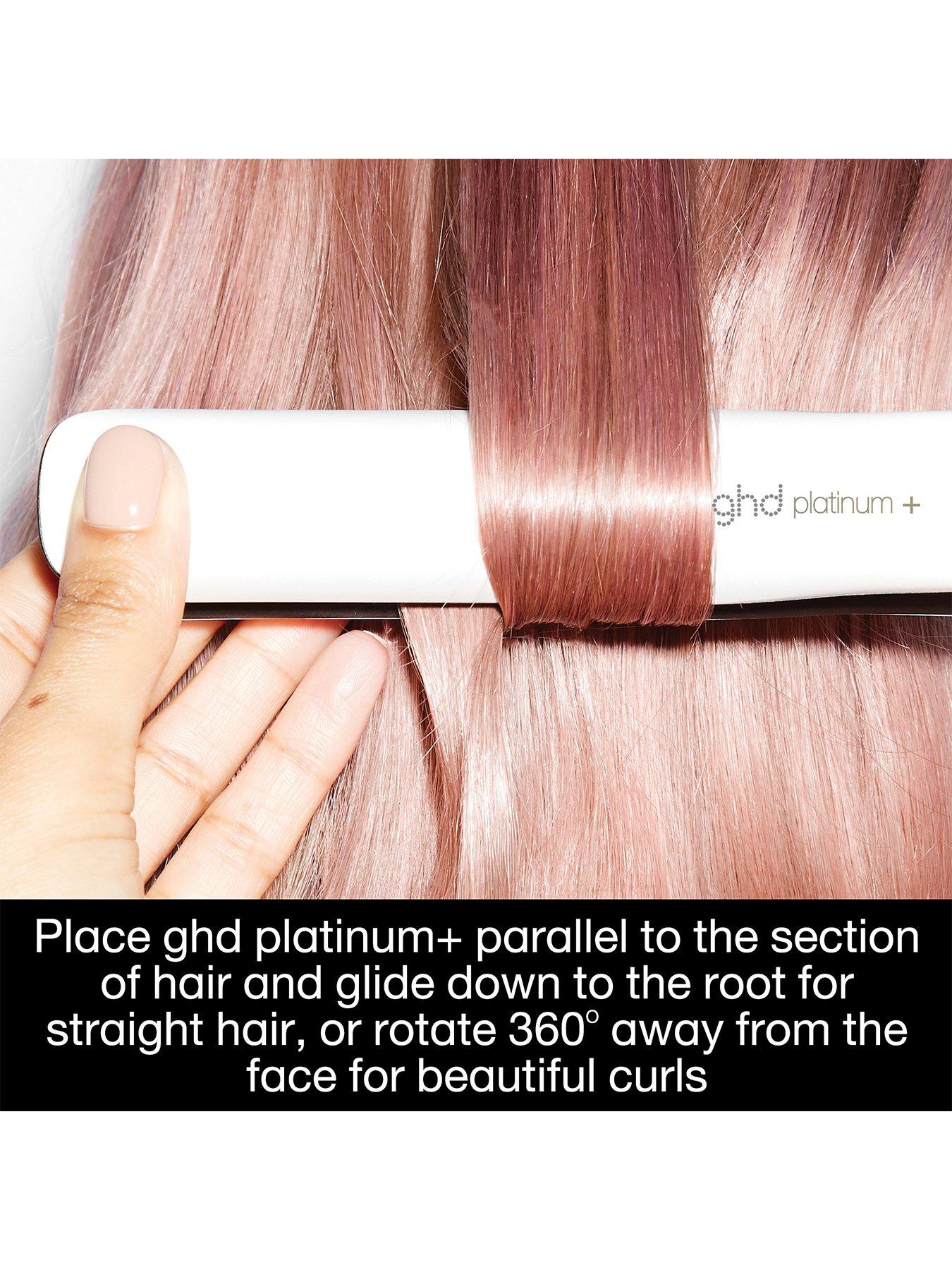 Image 4 of 8 of ghd Platinum+ White Straightener