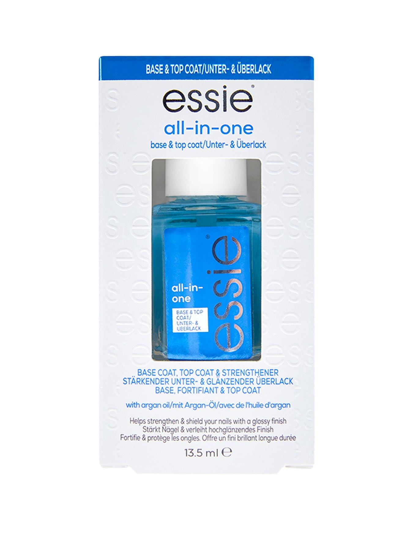 Essie Nail Care All In One Nail Polish Base Coat & Top Coat-No Colour No Colour