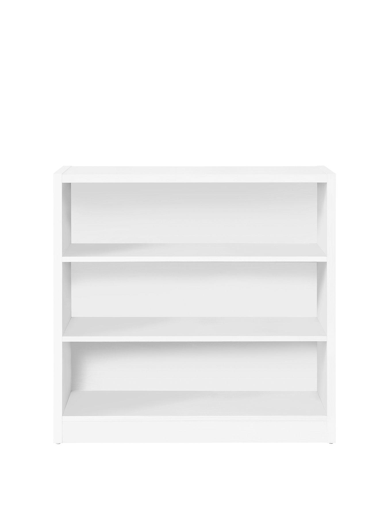 small white bookcase for nursery