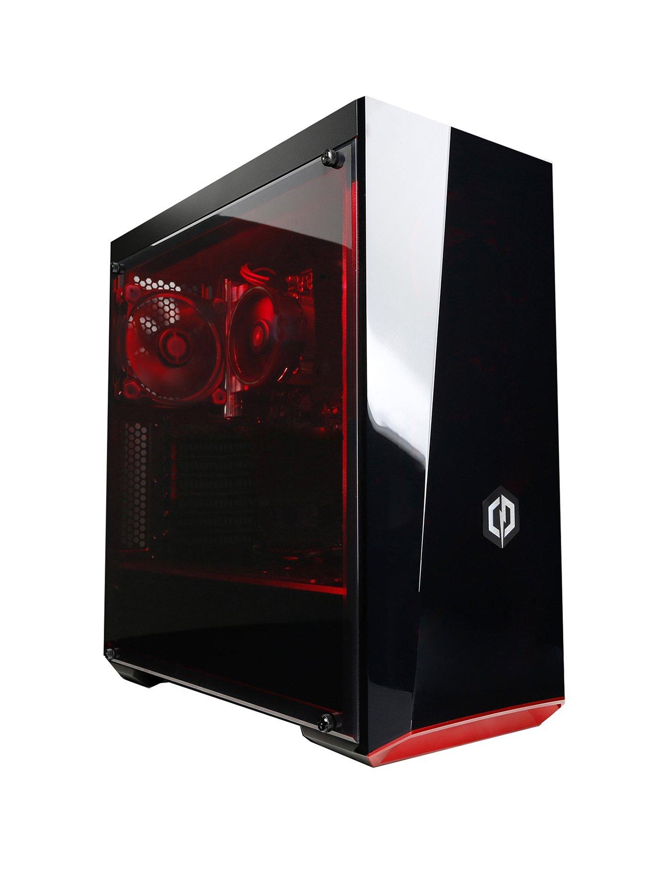 Cyberpower Paragon Vega 5 Amd Ryzen 5, 8Gb Ram, 1Tb Hdd, Gaming Pc With Amd Vega Onboard Graphics And Optional Acer Nitro 24 Inch Monitor - Desktop Base Unit Only