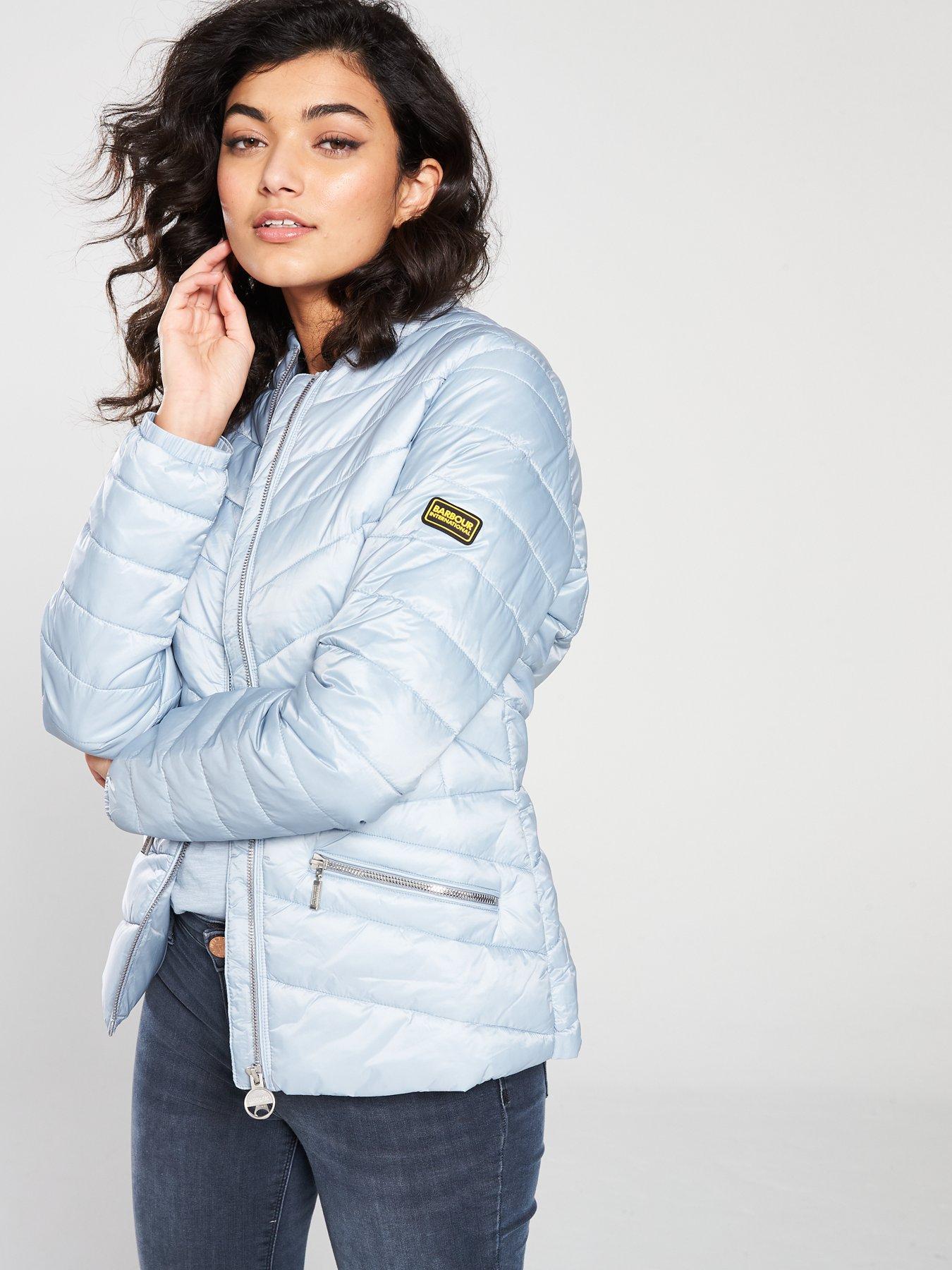 barbour international court quilted jacket