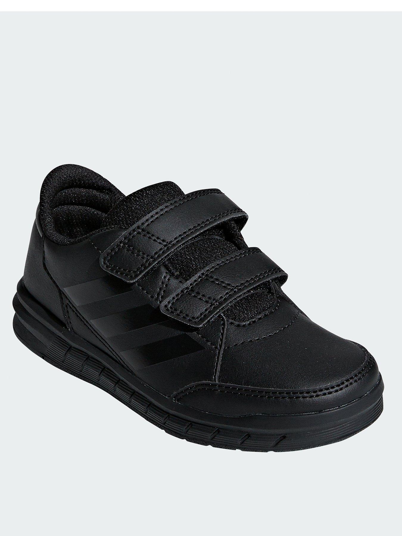 adidas junior black trainers