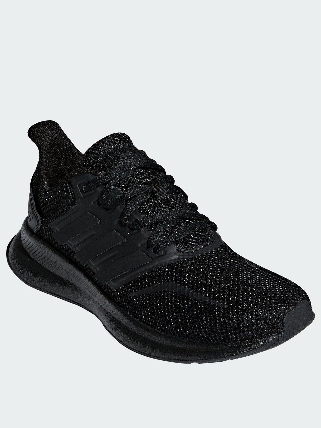 black adidas trainers junior