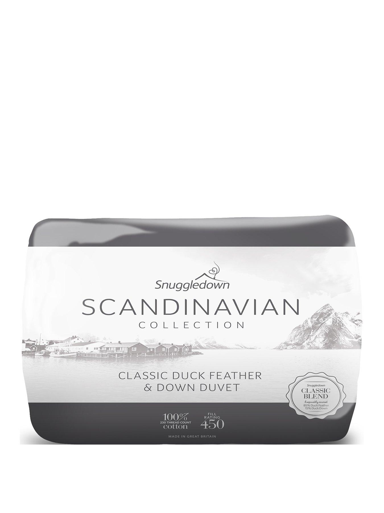 Snuggledown Scandinavian Classic Duck Feather And Down Duvet 13 5