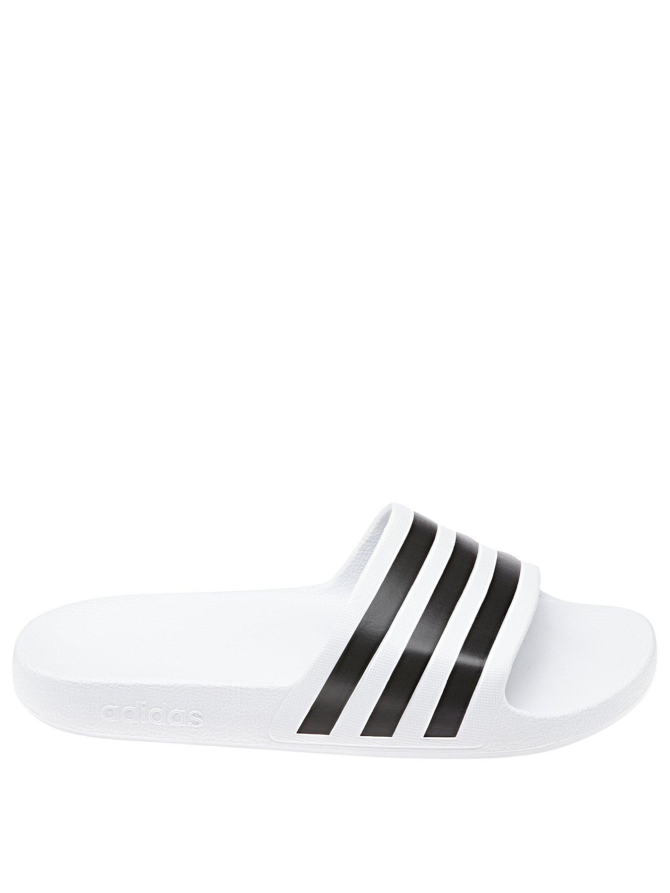 adidas Sportswear Adilette Aqua Sliders - White/Black