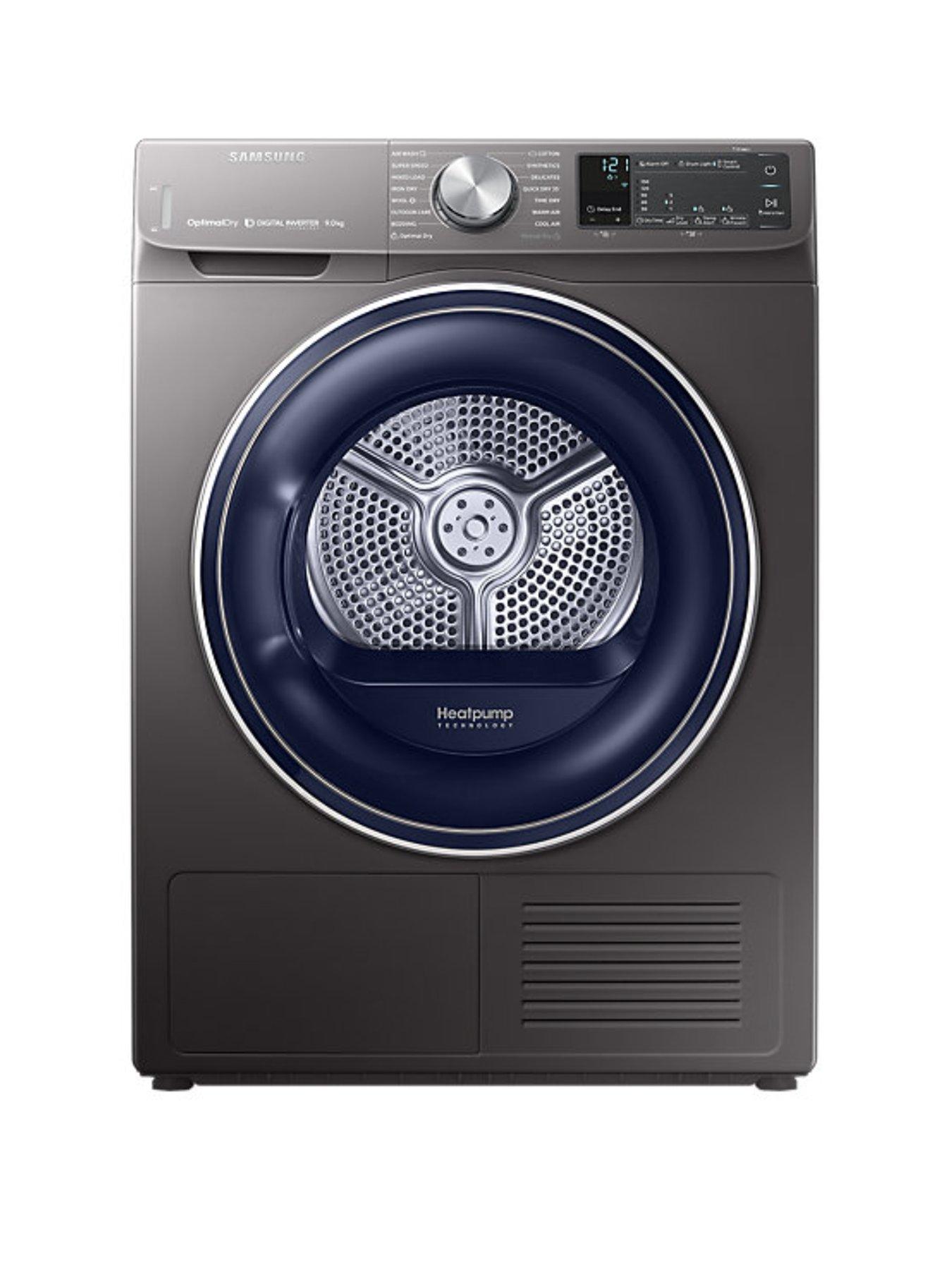 Samsung Dv90N62642X/Eu 9Kg Load Tumble Dryer With Heat Pump Technology - Graphite