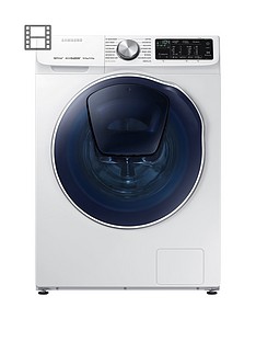 Samsung WD80N645OOW/EU 8kg Wash, 5kg Dry, 1400 Spin QuickDrive™ Washer Dryer with AddWash™ - White
