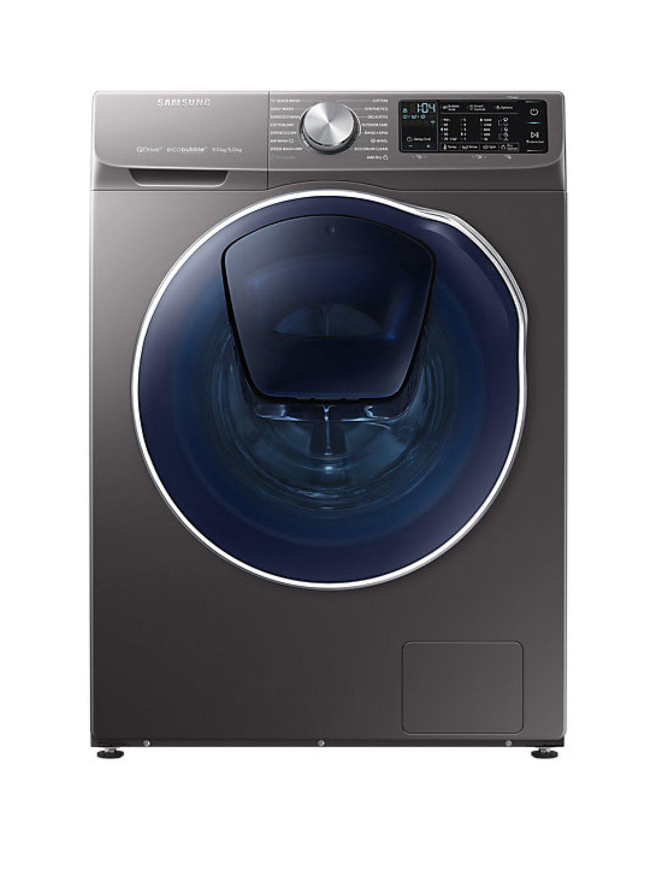 Samsung Wd90N64500X/Eu 9Kg Wash, 5Kg Dry, 1400 Spin Quickdrive&Trade; Washer Dryer With Addwash&Trade; And 5 Year Samsung Parts And Labour Warranty – Graphite