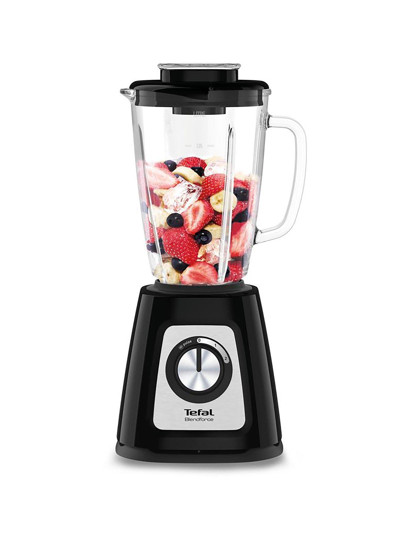 Product photograph of Tefal Blendforce Ii 2l Glass Jug Balck Bl435840 from very.co.uk