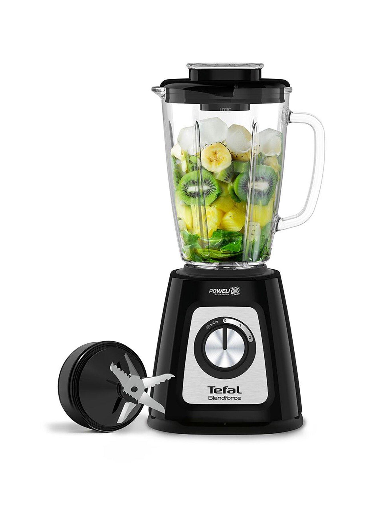 Tefal Blendforce II 2L Glass Blender, Black