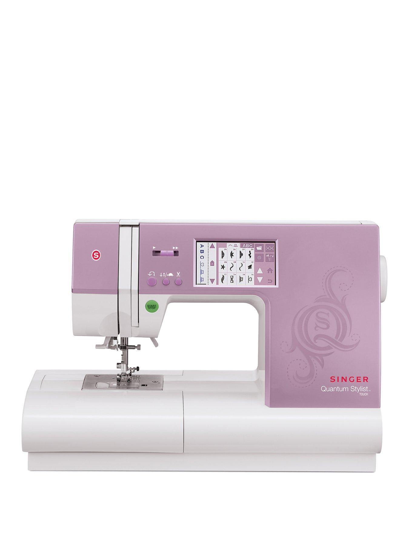 Product photograph of Singer 9985 Quantum Stylist Sewing Machine from very.co.uk
