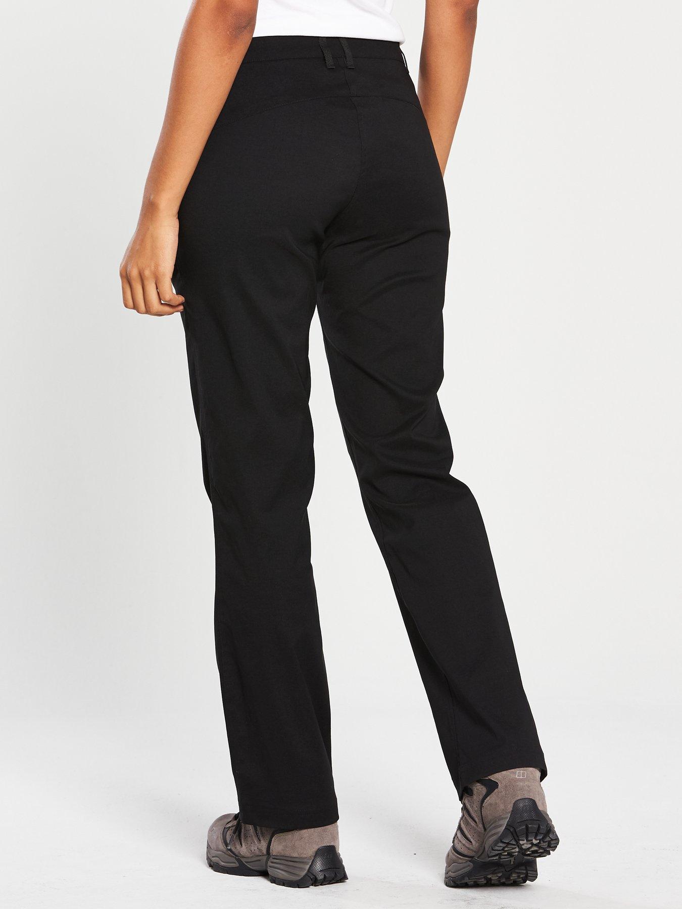 Womens black sales walking trousers