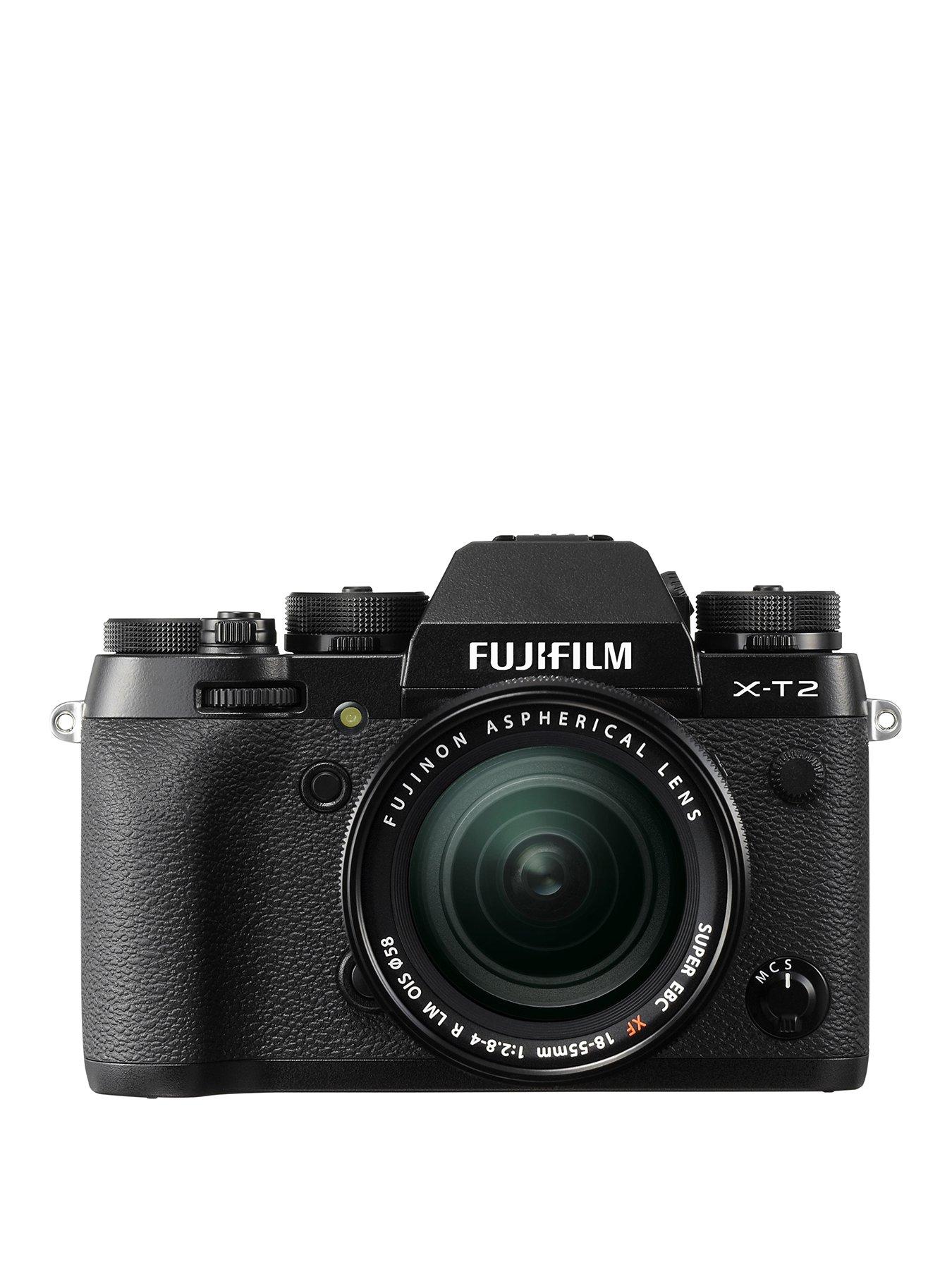 Fujifilm Fujifilm X-T2 Camera Inc 18-55Mm Lens 24.3Mp 3.0Lcd 4K Fhd Black
