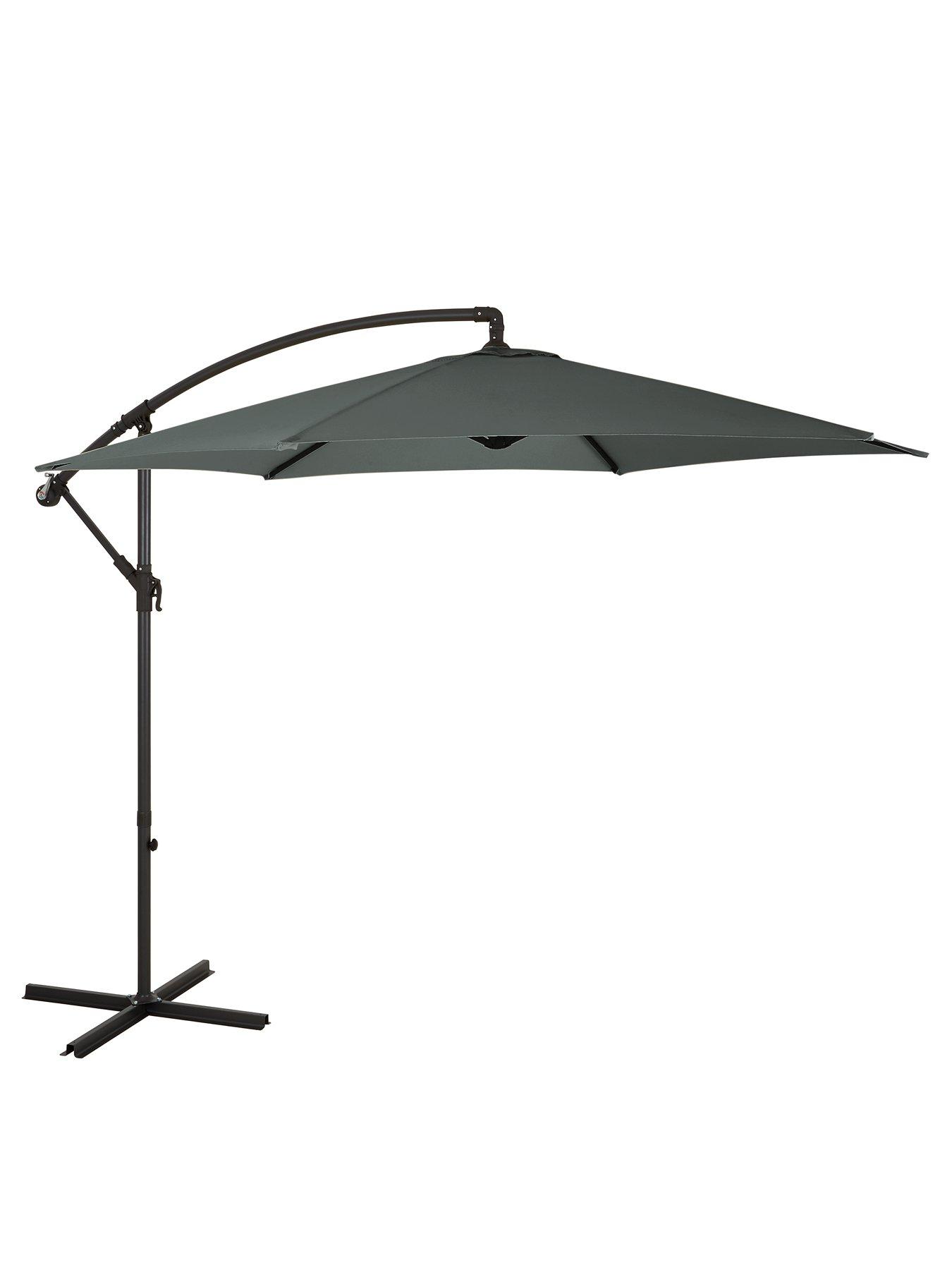 Product photograph of Very Home Cantilever Hanging Parasol 3m from very.co.uk