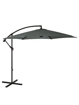 Product photograph of Very Home Cantilever Hanging Parasol 3m from very.co.uk