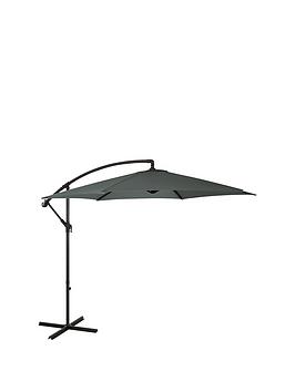 Product photograph of Cantilever Hanging Parasol 3m from very.co.uk