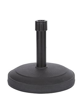 Product photograph of Black 13kg Parasol Base from very.co.uk