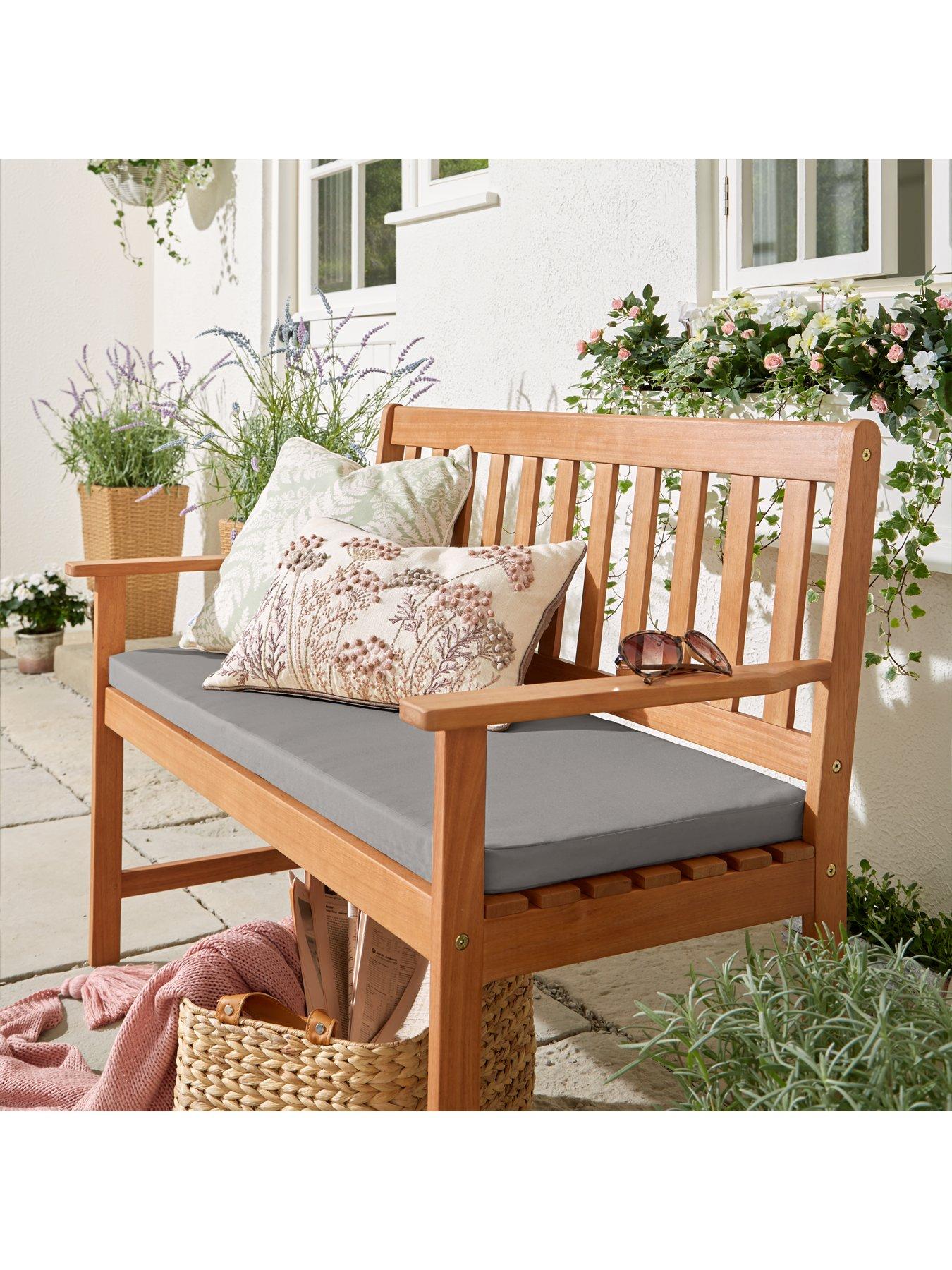 Long garden 2025 bench cushions