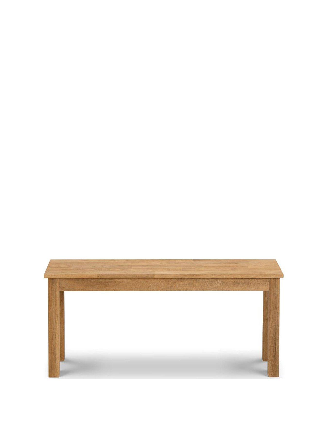 Product photograph of Julian Bowen Coxmoor 101 Cm Bench from very.co.uk