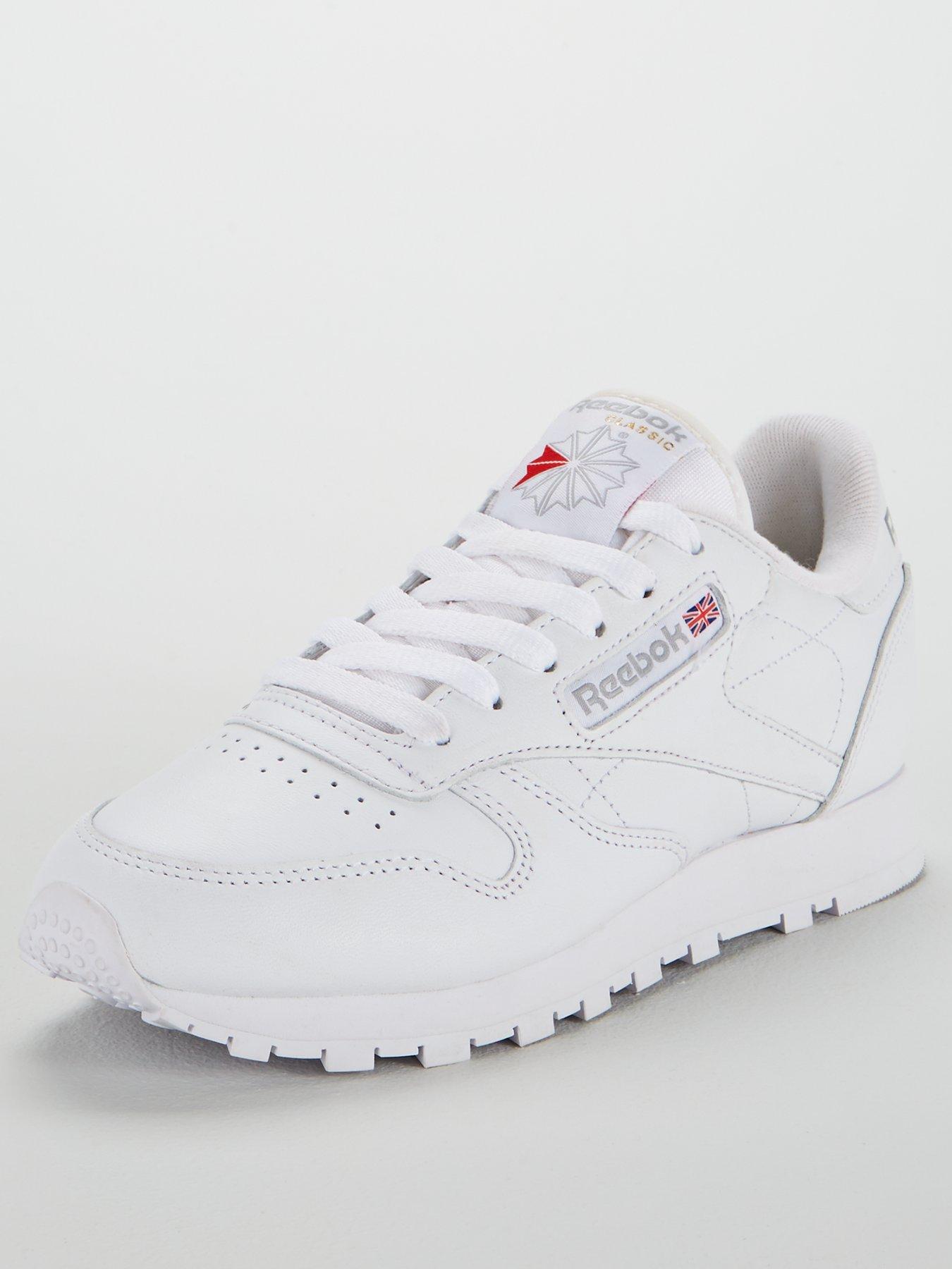 Reebok Classic Leather - White | very.co.uk