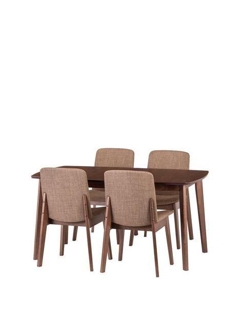 julian-bowen-kensingtonnbsp150-194-cm-solid-wood-extending-dining-table-4-chairs
