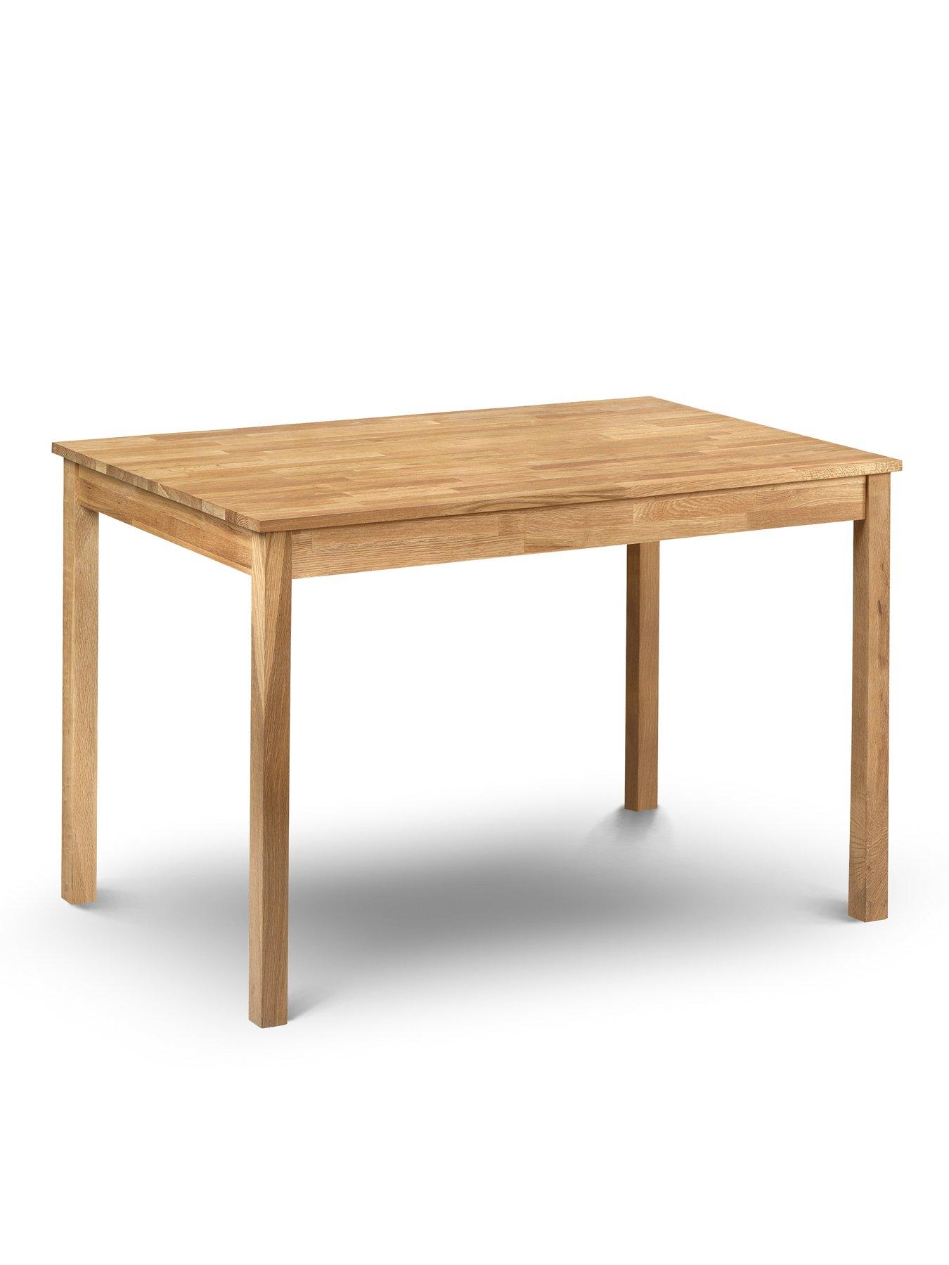 Image 3 of 4 of Julian Bowen Coxmoor 118 cm Solid Oak Dining Table + 2 Benches