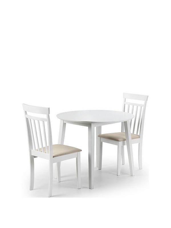 90 Cm Drop Leaf Dining Table 2 Chairs, Dining Table With Two Chairs