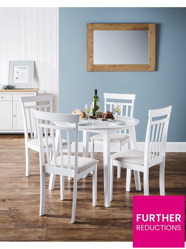 90 Cm Drop Leaf Dining Table 2 Chairs, White Dining Table With Teal Chairs