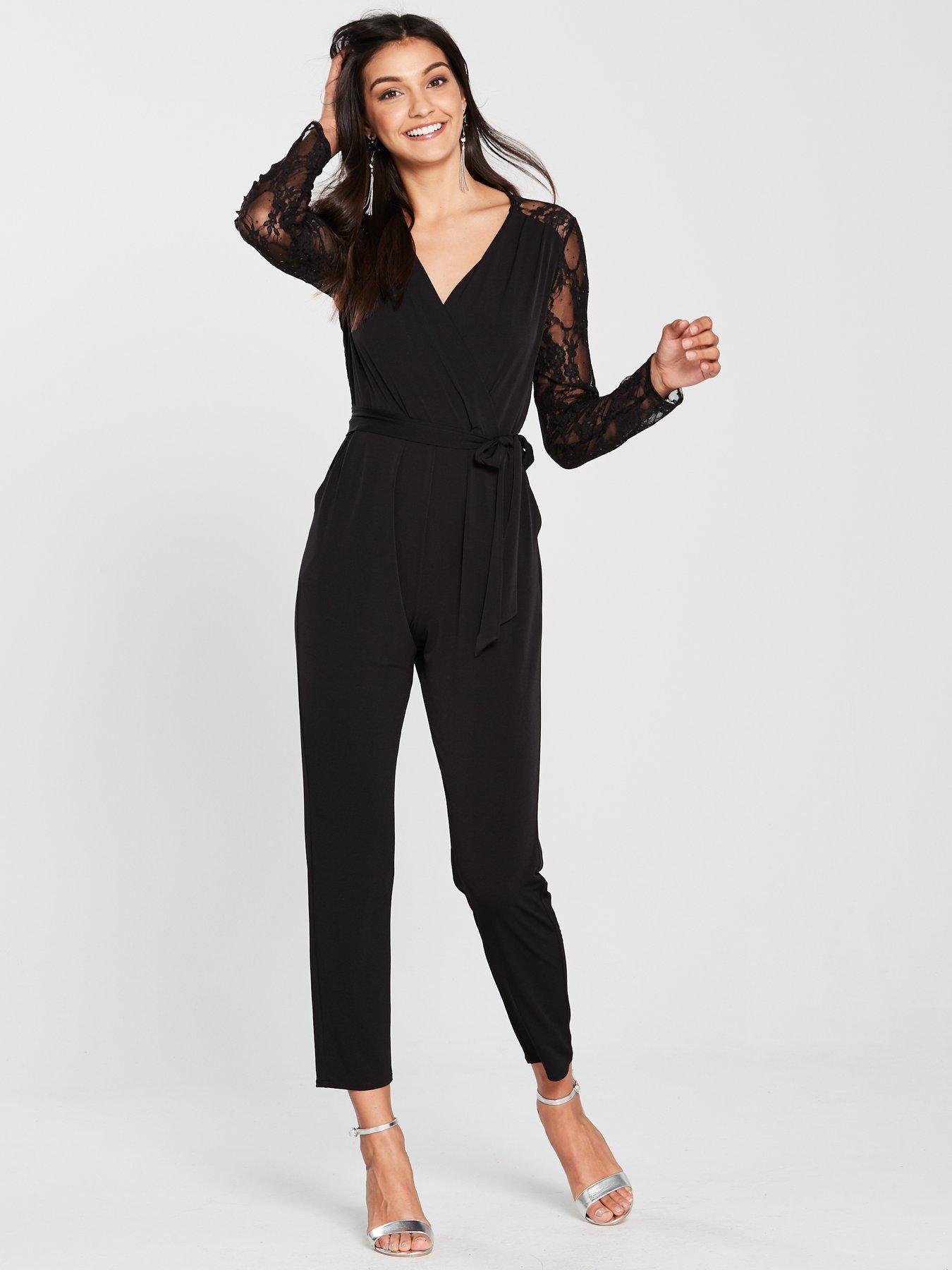 black jumpsuit wallis