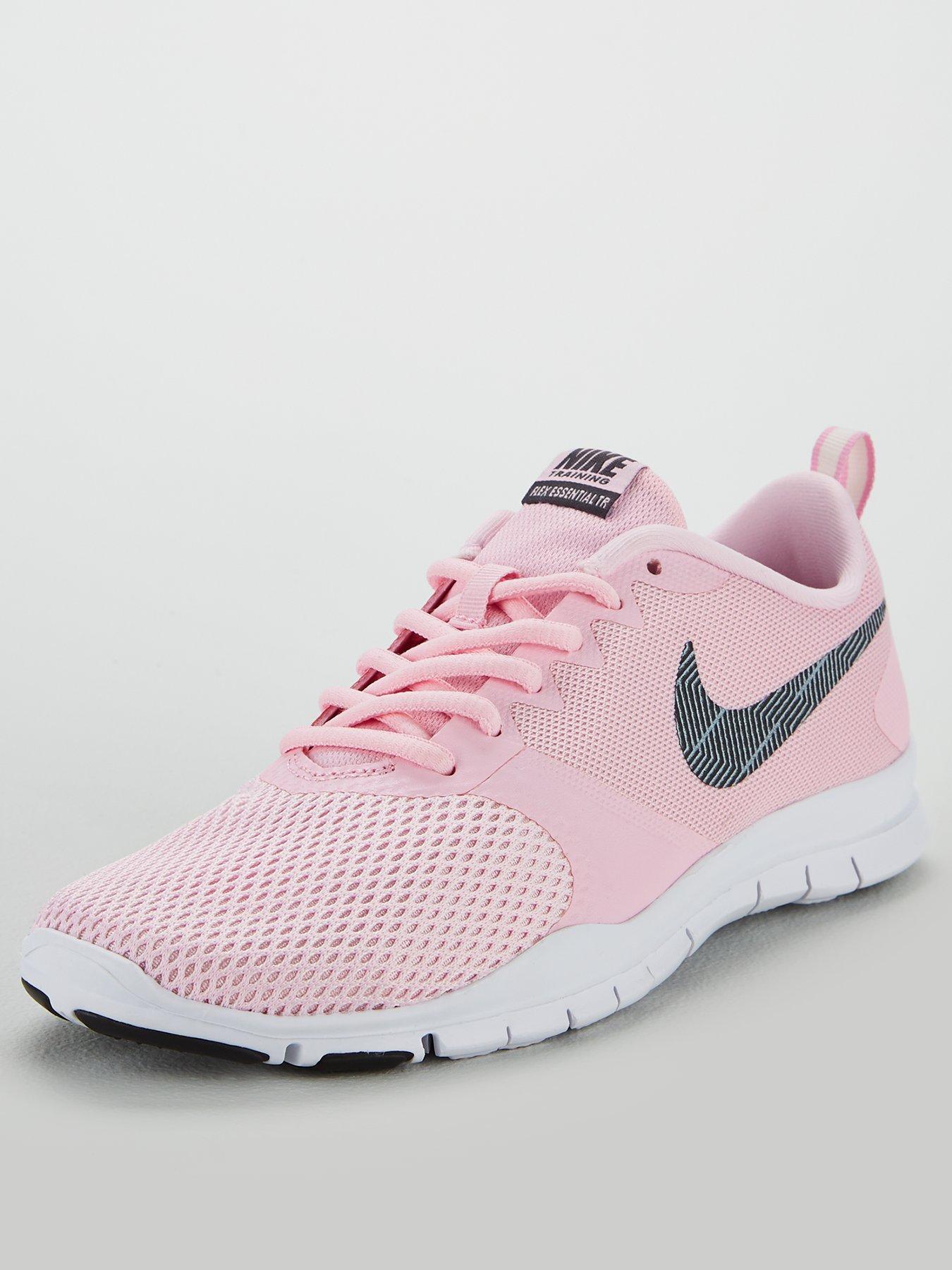 nike flex essential ladies training shoes pink