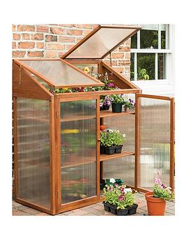 Rowlinson Hardwood Mini Greenhouse