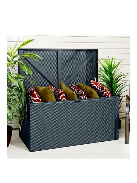 rowlinson-anthracite-outdoor-metal-storage-deck-box-665-x-132-cm