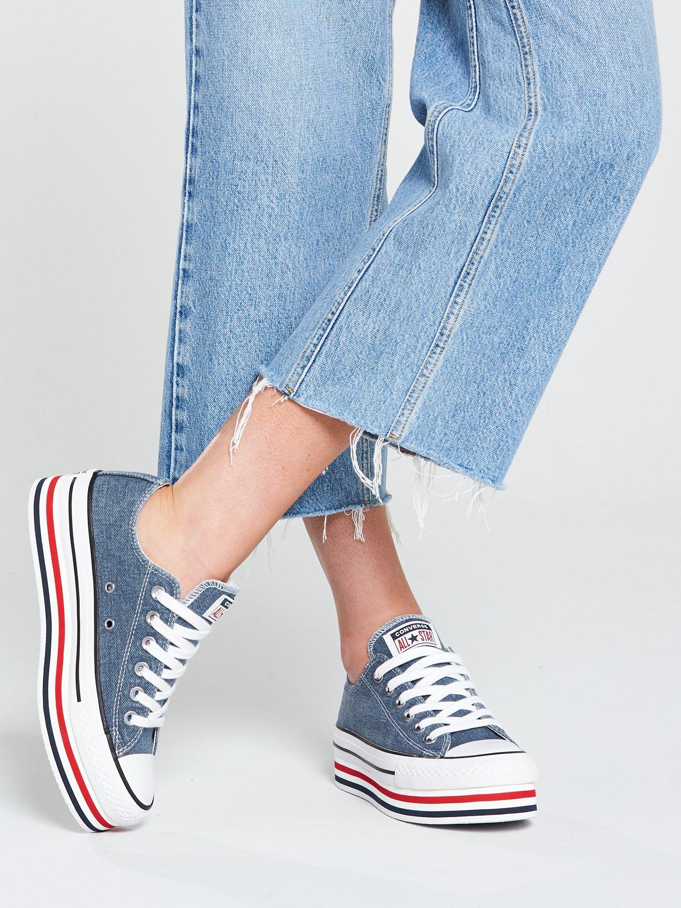 converse platform denim