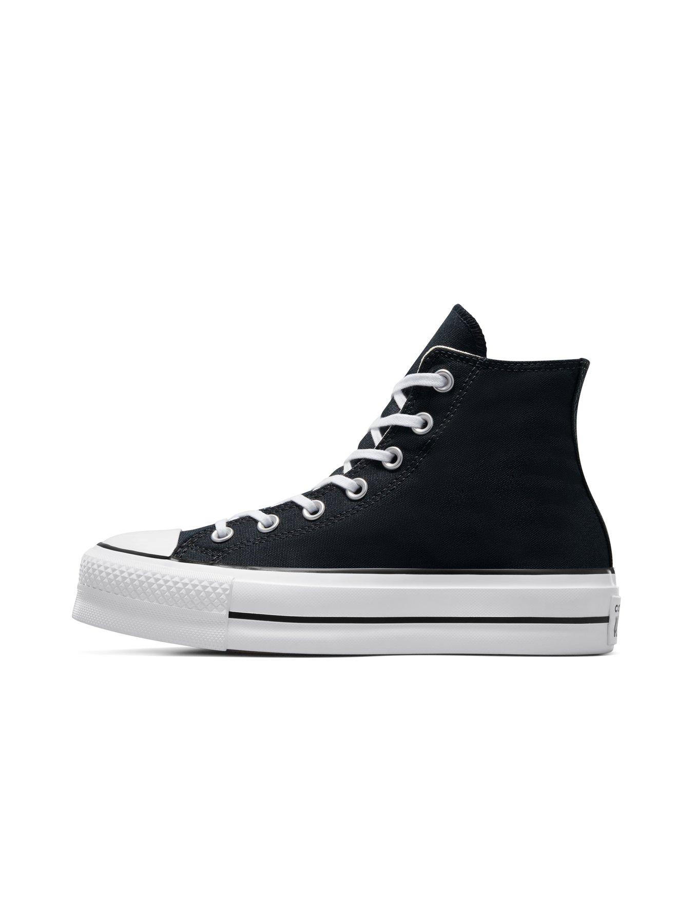 Very black converse sales