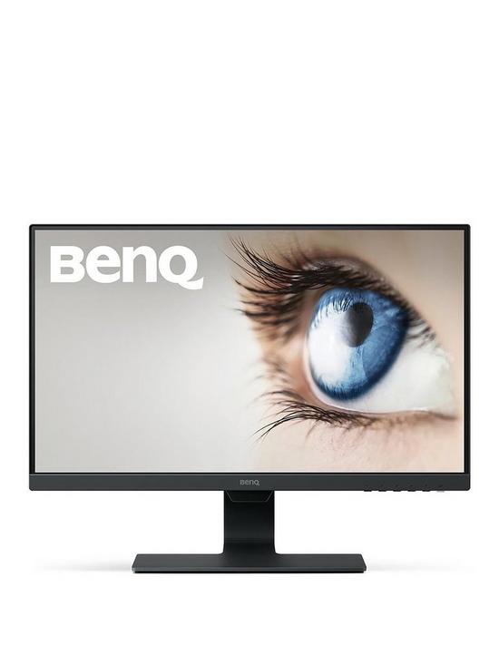 front image of benq-gw2480-24-inch-1080p-eye-care-monitor-led-ips-anti-glare-hdmi-bi-sensor-slim-bezel