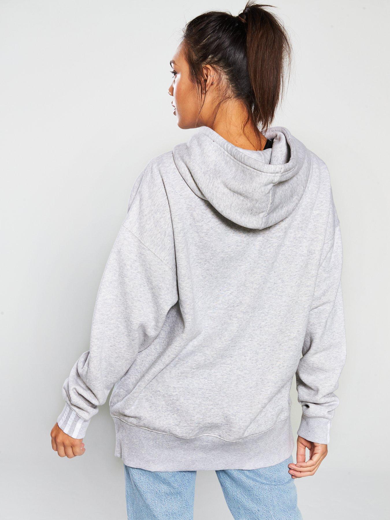 adidas originals coeeze hoodie in grey heather