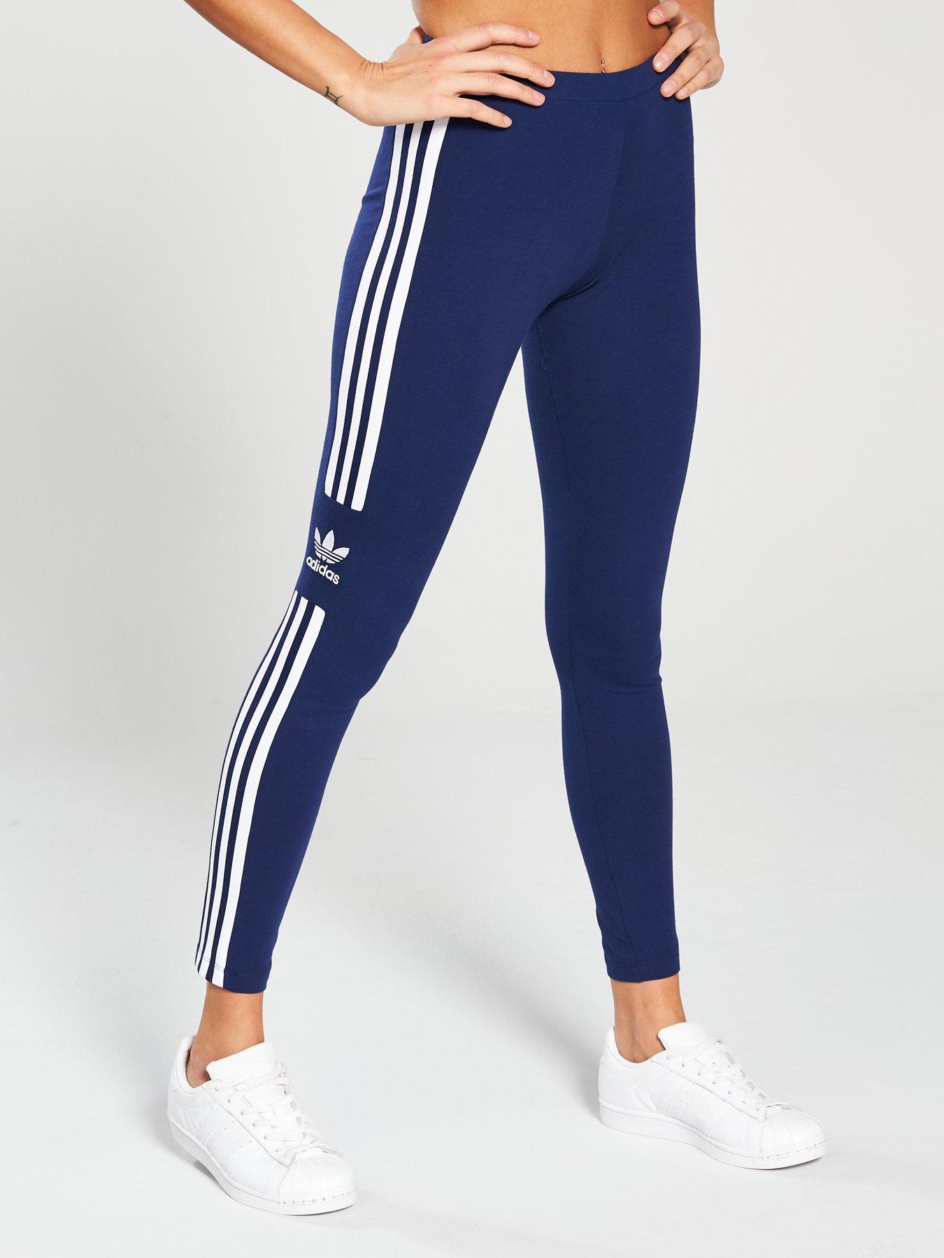 navy blue adidas tights