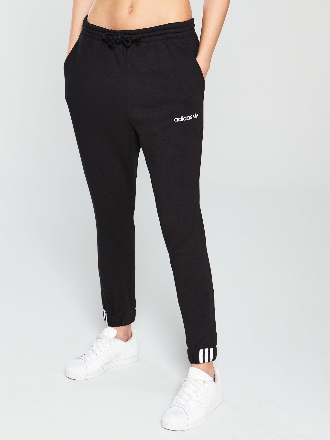 adidas originals coeeze sweat pant in black