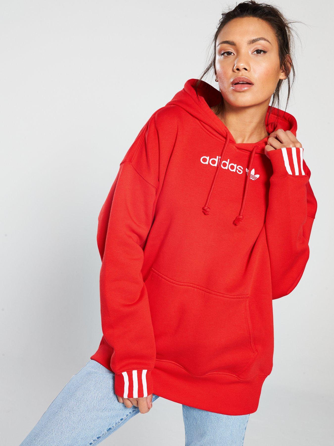 adidas coeeze hoodie red off 77% - www 